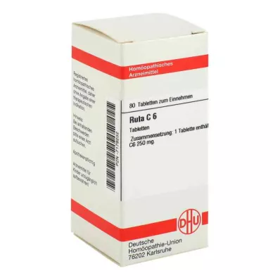 RUTA Comprimés C 6, 80 pc