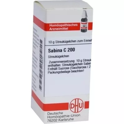SABINA C 200 globules, 10 g