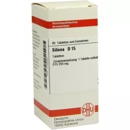 SILICEA D 15 comprimés, 80 pc