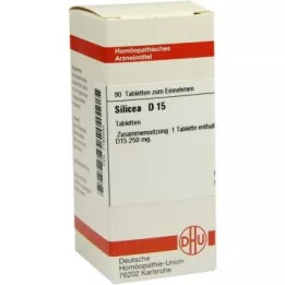 SILICEA D 15 comprimés, 80 pc