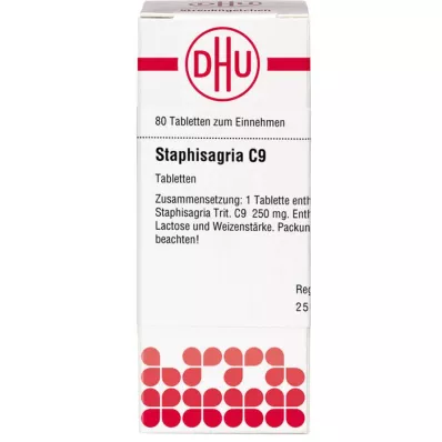 STAPHISAGRIA Comprimés C 9, 80 pc