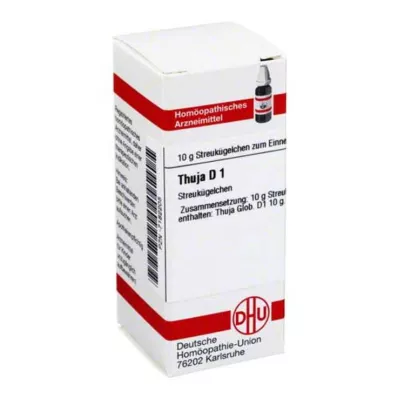 DHU Thuya D 1 globule, 10 g