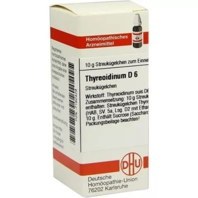 THYREOIDINUM Globules D 6, 10 g