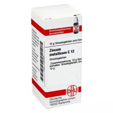 DHU Zincum Metallicum C 12 globules, 10 g