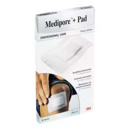 MEDIPORE+Pad 3M 10x20cm 3570NP pansement, 5 pces