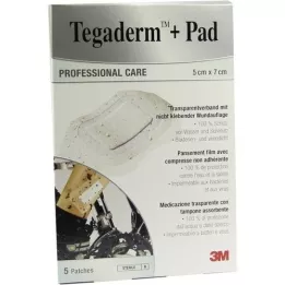 TEGADERM 3M Plus Pad 5x7 cm pansement prêt à lemploi.3582NP, 5 pces