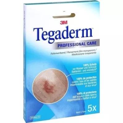 TEGADERM Film 3M 6x7 cm 1624NP, 5 pces