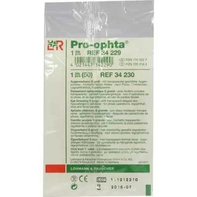 PRO-OPHTA Pansement oculaire S grand, 1 pc