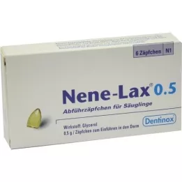 NENE LAX 0,5 Suppos.pour nourrissons, 6 pces