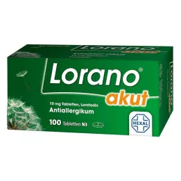LORANO comprimés aigus, 100 pc
