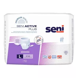 SENI Slip dincontinence Active Plus jetable L, 10 pièces