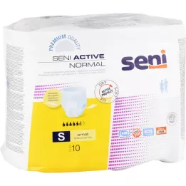 SENI Slip dincontinence Active Normal Usage unique S, 10 pièces
