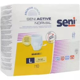 SENI Slip dincontinence Active Normal Usage unique L, 10 pièces