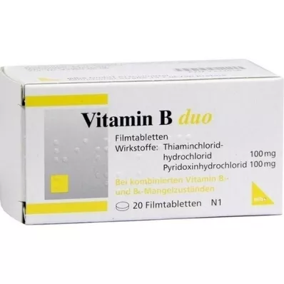 VITAMIN B DUO Comprimés pelliculés, 20 pc