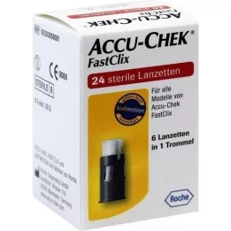 ACCU-CHEK Lancettes FastClix, 24 pièces