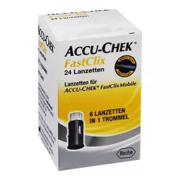ACCU-CHEK Lancettes FastClix, 24 pièces