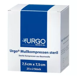 URGO MULLKOMPRESSEN 7,5x7,5 cm stérile, 25X2 pces