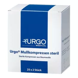 URGO MULLKOMPRESSEN 10x10 cm stérile, 25X2 pcs