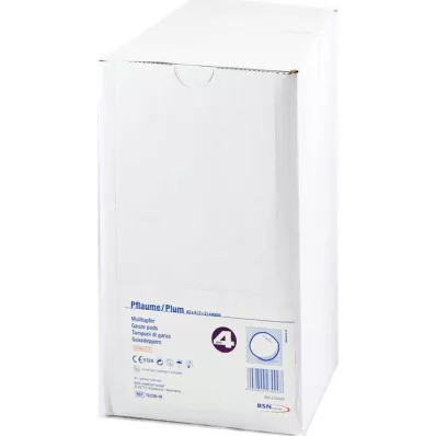 CUTISOFT Tampons Cotton stériles taille prune 2+2, 42X4 pces