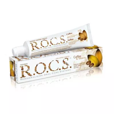 Rocs Adulte Café + Dentifrice Tabac, 74 g Rocs Adulte Café + Dentifrice Tabac, 74 g