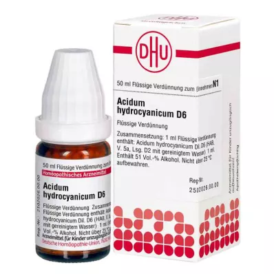 Acidum Hydrocyanicum D6 Dilution (50 ml) Acidum Hydrocyanicum D6 Dilution (50 ml)