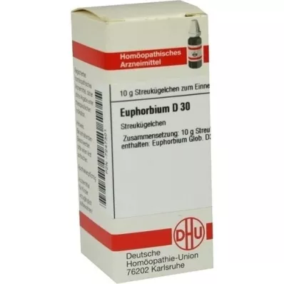 EUPHORBIUM D 30 globules, 10 g