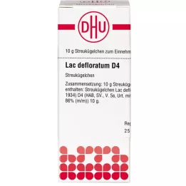 LAC DEFLORATUM Globules D 4, 10 g