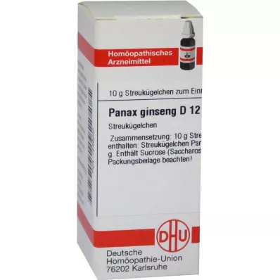 PANAX GINSENG Globules D 12, 10 g