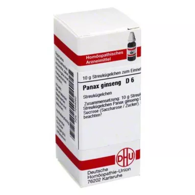 PANAX GINSENG Globules D 6, 10 g