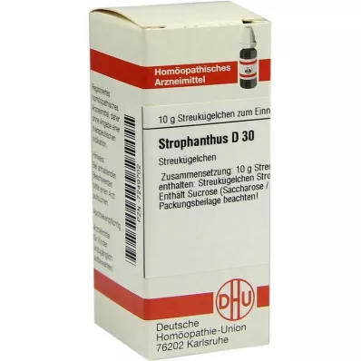 STROPHANTHUS D 30 globules, 10 g STROPHANTHUS D 30 globules, 10 g