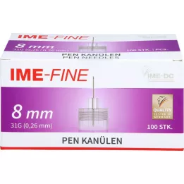 IME-Canule fine Universal Pen 31 G 8 mm, 100 pièces