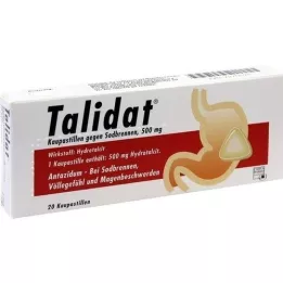 TALIDAT Pastilles à mâcher contre les brûlures destomac, 20 pces