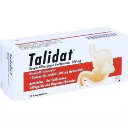 TALIDAT Pastilles à mâcher contre les brûlures destomac, 50 pces