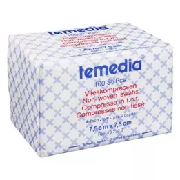VLIESKOMPRESSEN 7,5x7,5 cm non stérile 4 fois, 100 pces