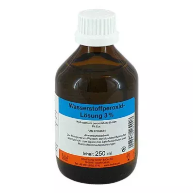 Solution de peroxyde dhydrogène 3% Ph.Eur., 250 ml