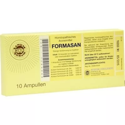 FORMASAN Ampoules injectables, 10X2 ml
