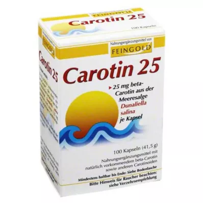 CAROTIN 25 capsules dor fin, 100 pc