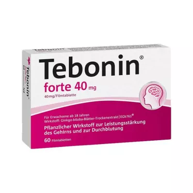 TEBONIN forte 40 mg Comprimés pelliculés, 60 pc