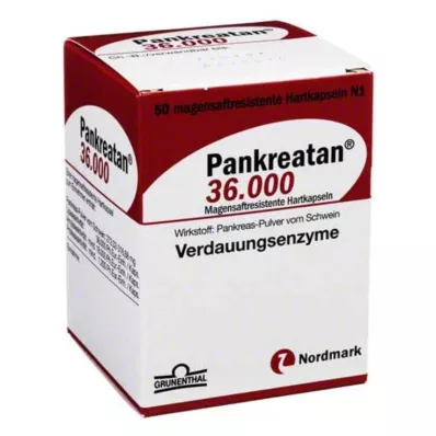 PANKREATAN 36.000 gélules gastro-résistantes, 50 gélules