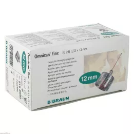 OMNICAN Canule fine Pen 0,33x12 mm, 100 pces