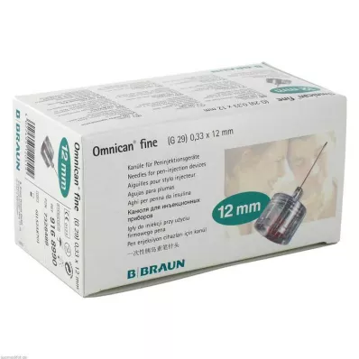 OMNICAN Canule fine Pen 0,33x12 mm, 100 pces