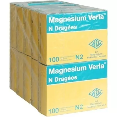 MAGNESIUM VERLA N Dragées, 10X100 pcs