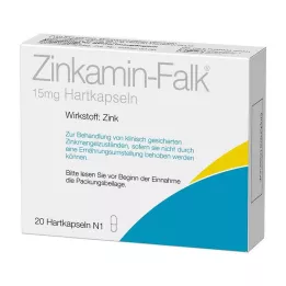 ZINKAMIN Falk 15 mg gélules, 20 gélules