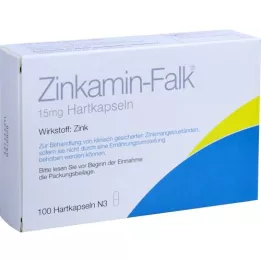 ZINKAMIN Falk 15 mg gélules dures, 100 pcs