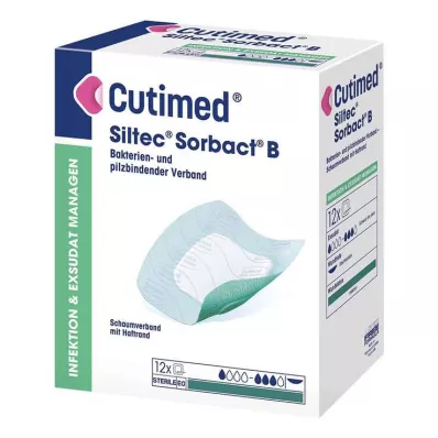 Pansement Cutimed Siltec Sorbact PU-12,5x12,5 cm, 12 pc Pansement Cutimed Siltec Sorbact PU-12,5x12,5 cm, 12 pc