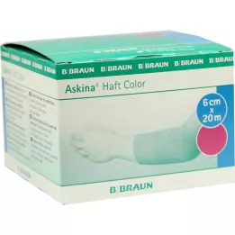 ASKINA Bande adhésive Color 6 cmx20 m rose, 1 pc
