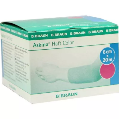 ASKINA Bande adhésive Color 6 cmx20 m rose, 1 pc