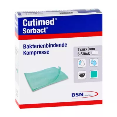 Cutimed Sorbact compresse 4x6 cm, 6 pc Cutimed Sorbact compresse 4x6 cm, 6 pc