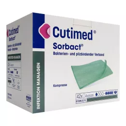 CUTIMED Compresses Sorbact 4x6 cm, 42 pces