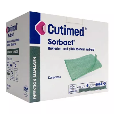 Compresses Cutimed Sorbact 4x6 cm, 42 pc Compresses Cutimed Sorbact 4x6 cm, 42 pc